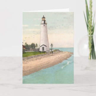 Tarjeta Faro de Fort Gratiot