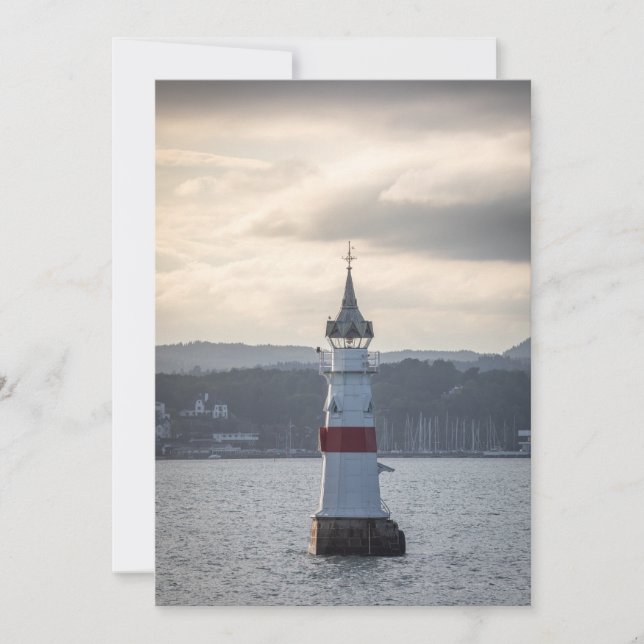 Tarjeta Faro de Kavringen Oslo (Anverso)