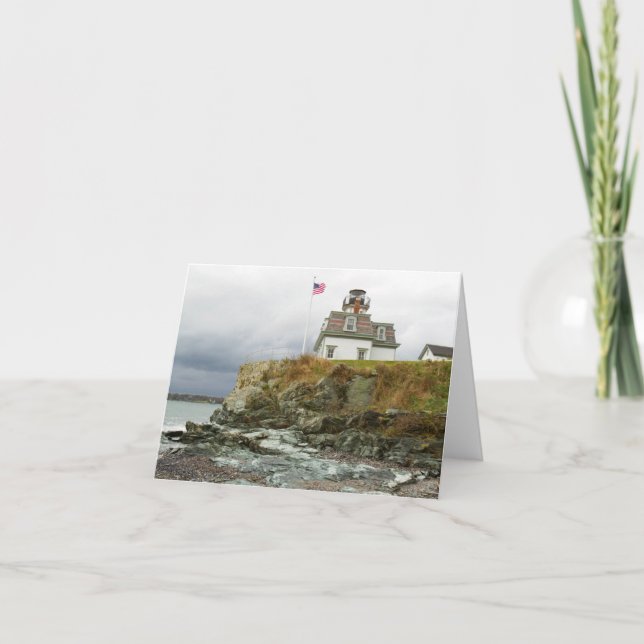 Tarjeta Faro de la isla Rosa (Anverso)