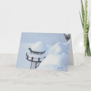 Tarjeta Faro de la nieve