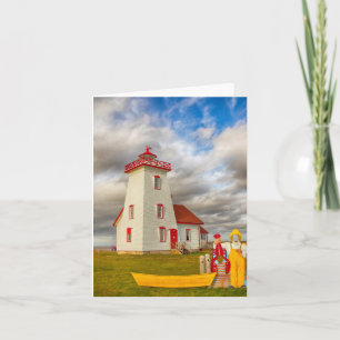Tarjeta Faro de las Islas Wood