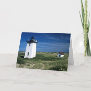 Tarjeta Faro de madera del extremo de Cape Cod