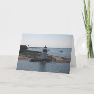 Tarjeta Faro de Nantucket