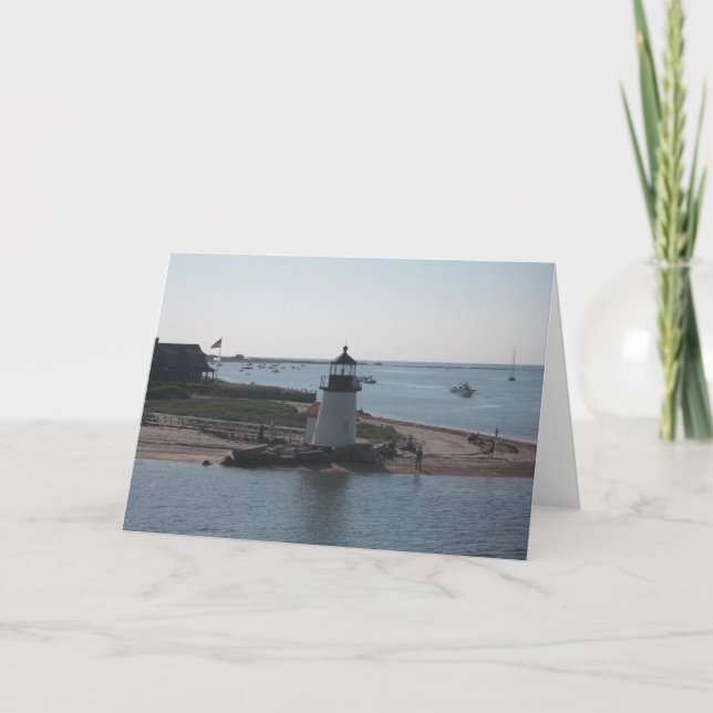 Tarjeta Faro de Nantucket (Anverso)