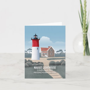 Tarjeta Faro de Nauset