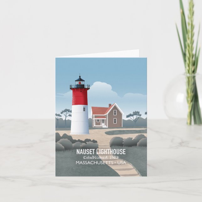Tarjeta Faro de Nauset (Anverso)