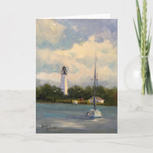 Tarjeta "Faro de Ocracoke"