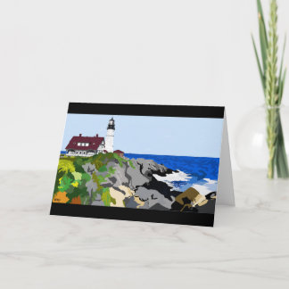 Tarjeta Faro de Portland Head