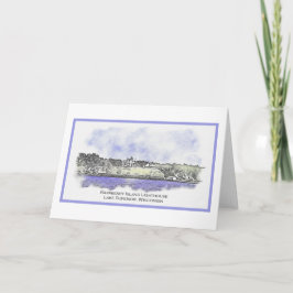 Tarjeta Faro de Raspberry Island 2024 Notecard