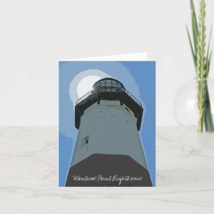 Tarjeta Faro del punto de Montauk