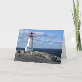 Tarjeta Faro en la ensenada de Peggy