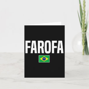 Tarjeta Farofa brasileño Brasil 