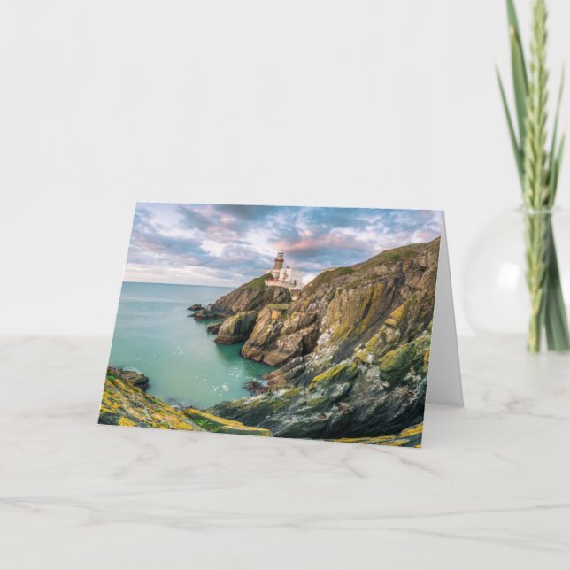 Tarjeta Faros | Baily Lighthouse Dublín, Irlanda (Anverso)