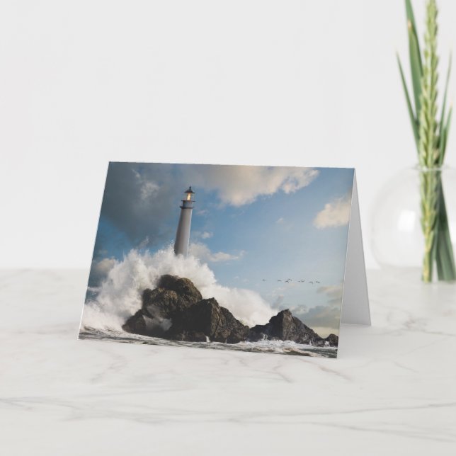 Tarjeta Faros | Faro Con Ondas Caídas (Anverso)