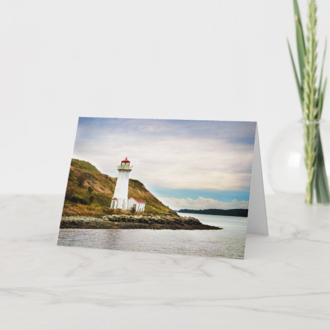Tarjeta Faros | Faro de Georges Island (Anverso)