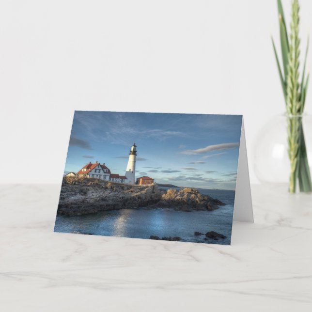 Tarjeta Faros | Faro de luz de cabeza de Portland (Anverso)