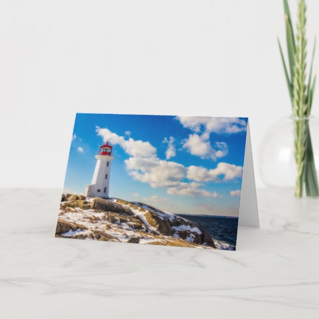 Tarjeta Faros | Peggy's Cove Nova Scotia (Anverso)