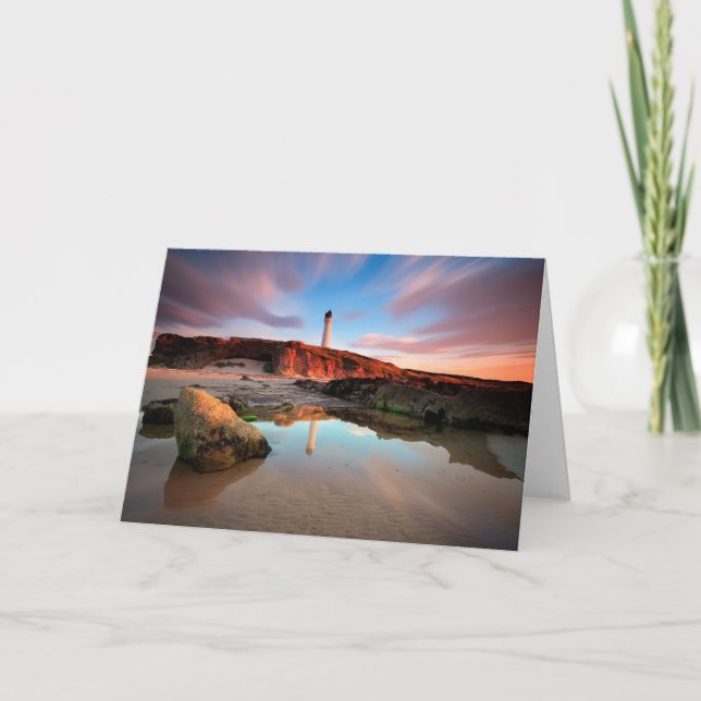 Tarjeta Faros | Sea-Light Lossiemouth Scotland (Anverso)