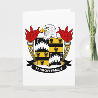 Tarjeta Farrow Family Crest