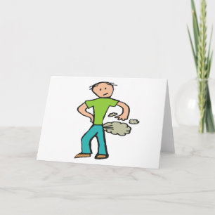 Tarjeta Farting Man