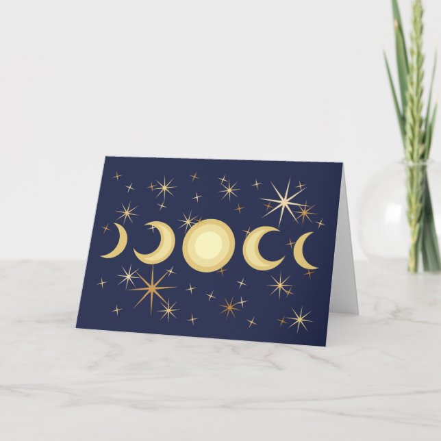 Tarjeta Fases de la Luna (Anverso)