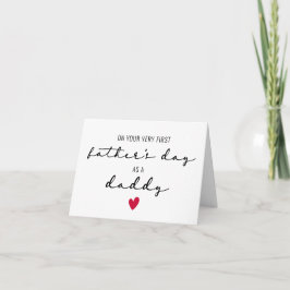 Tarjeta Father's Day card for First Father's Day