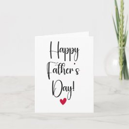 Tarjeta Father's Day Folded Greeting Card