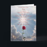 Tarjeta Fathers Day Loss of Son Remembrance Spiritual<br><div class="desc">When someone has lost their son,  the holidays can be especially difficult,  particularly Father’s Day. A simple card letting them know he’s in your thoughts can mean a lot,  perhaps with a gentle,  spiritual poem and a rose on the cover.</div>