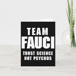 Tarjeta Fauci Anti Trump Dr Anthony Fauci 2028