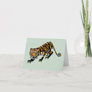 Tarjeta Fauna de Guay - TIGER - Conservación - Verde de la