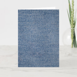 Tarjeta ¡Faux Denim!