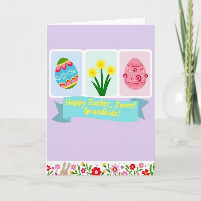 Tarjeta Faux Gold Springtime Fun Card (Anverso)