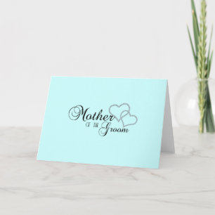 Tarjeta Faux Show Mother of the Groom