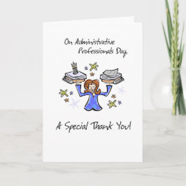 Tarjeta Favorable equilibrio del día del Admin