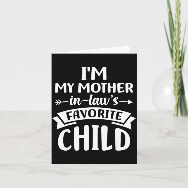 Tarjeta Favorite Child Of My Mother  (Anverso)