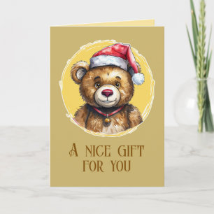 Tarjeta Favoritos divertidos de los Navidades de animales