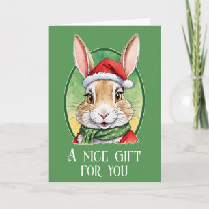 Tarjeta Favoritos divertidos de los Navidades de animales