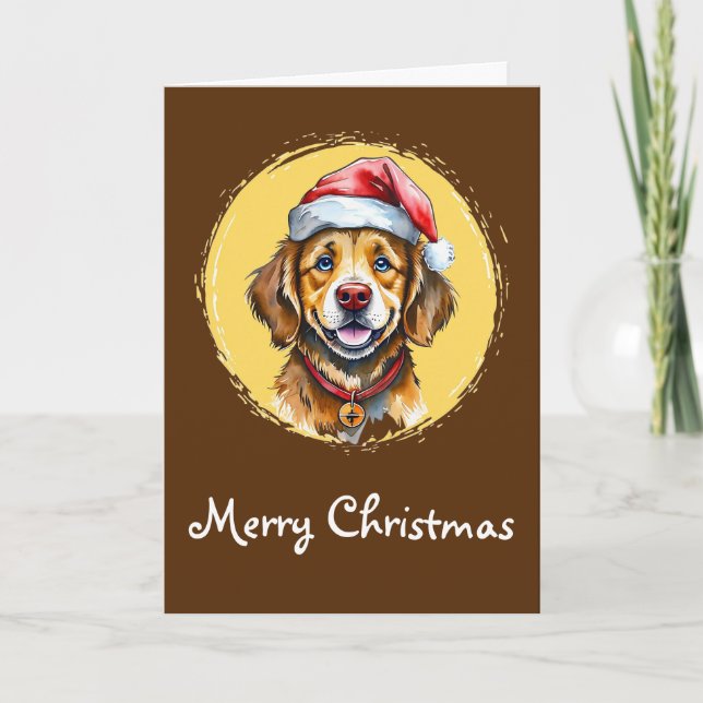 Tarjeta Favoritos divertidos de los Navidades de animales  (Anverso)