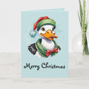 Tarjeta Favoritos divertidos de los Navidades de animales