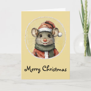 Tarjeta Favoritos divertidos de los Navidades de animales 
