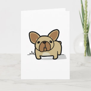Tarjeta Fawn Frenchie