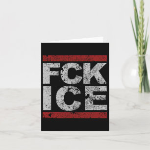 Tarjeta Fck Ice Trastornado