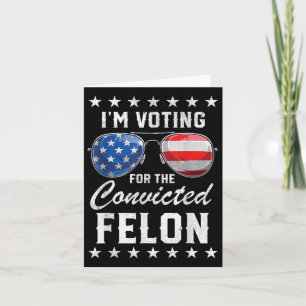 Tarjeta Fe Condenado Por Trump 2024, Yo Voto Por Fe Conden