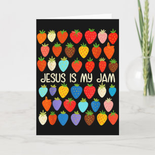 Tarjeta Fe Cristiana Religiosa Fresa Jesús Que Es
