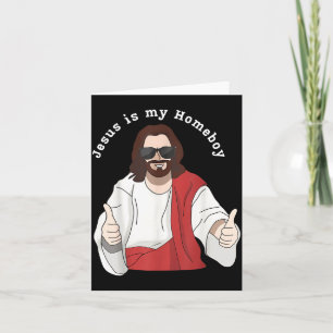 Tarjeta Fe Cristiana Religiosa Jesús Homeboy