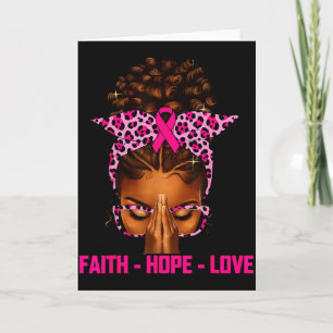Tarjeta Fe Esperanza Amor Mujeres Negras Afro Cristianas P