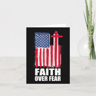 Tarjeta Fe Sobre Miedo Oración Estados Unidos Ordena La Ba