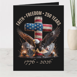Tarjeta Fe y Libertad 250 Años
