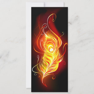 Tarjeta Feather Peacock