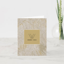 Tarjeta Feathers Gold